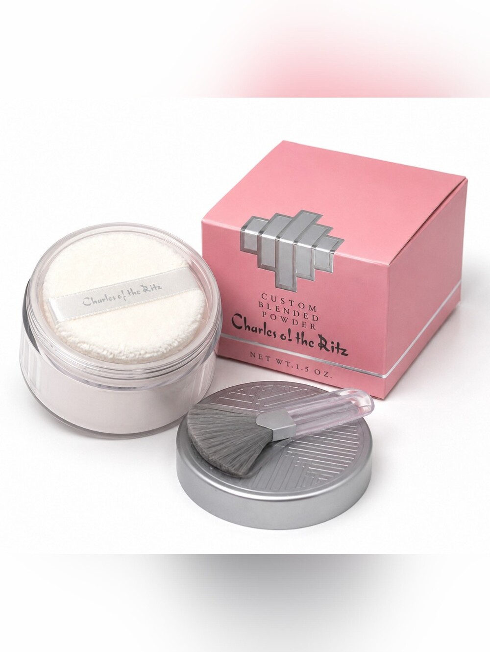 Vintage Charles of the Ritz Custom Blended Powder in the shade Soft Pink